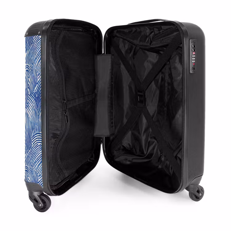 Valise - Moderne - Abstrait - Bleu — 4