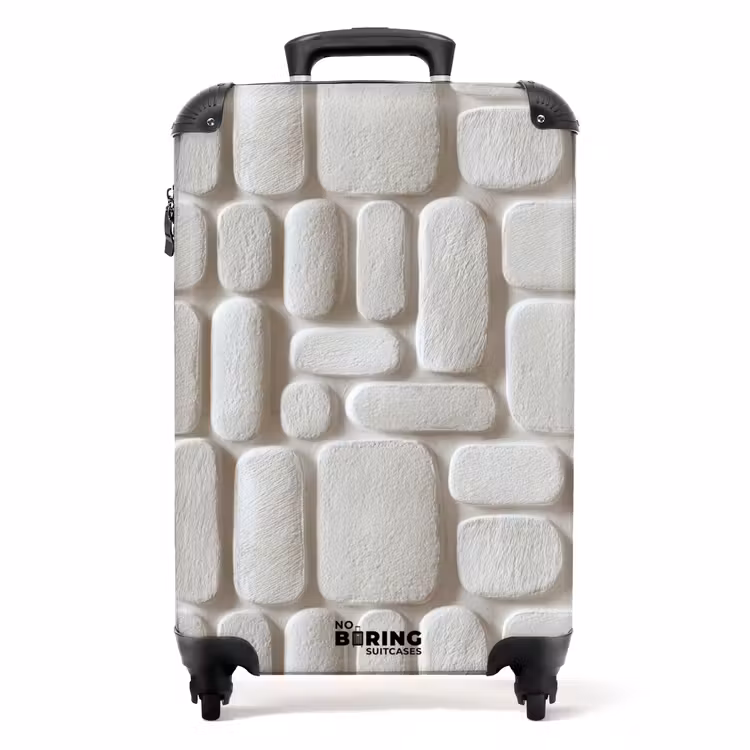 Valise - Relief - Texture - Blanc — 1