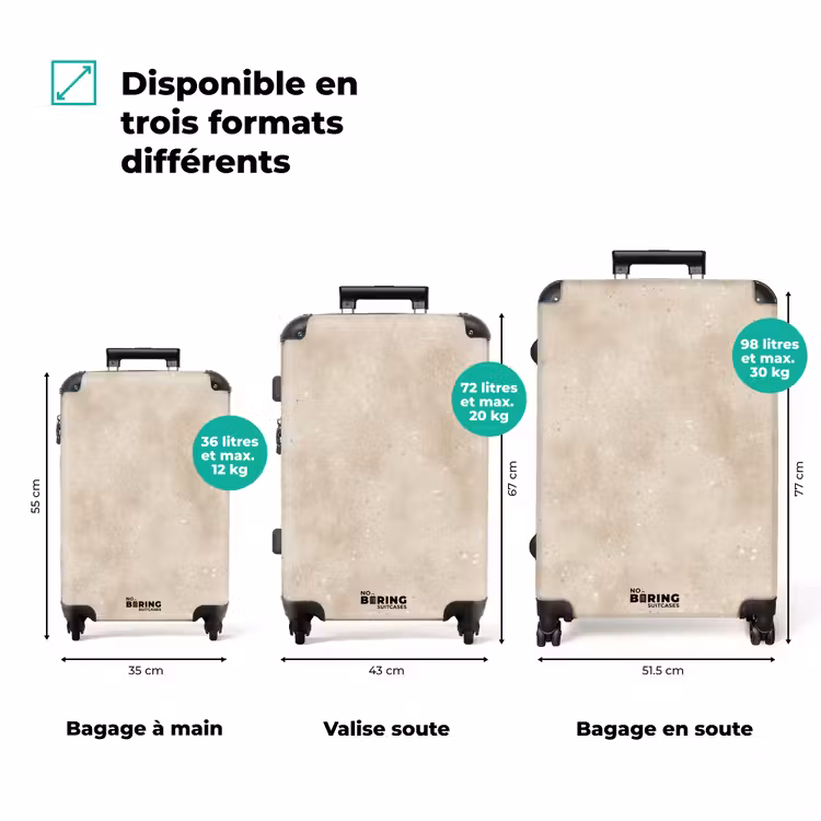 Valise - Texture - Speckles - Beige — 7