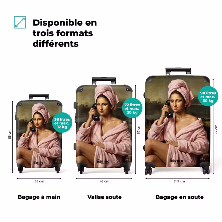 Valise - Mona - Classique - Rose — 7