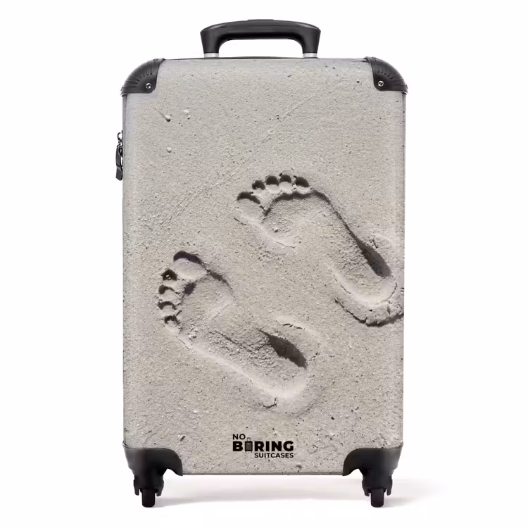 Valise - Pieds - Sable - Mer — 1