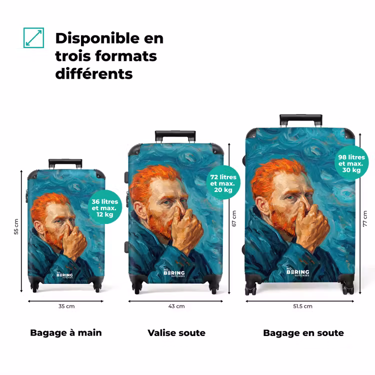 Valise - Portrait - Classique - Bleu — 7