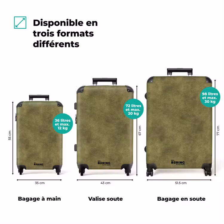 Valise - Texture - Abstrait - Vert — 8
