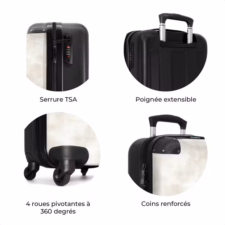 Valise - Subtil - Texture - Beige — 7