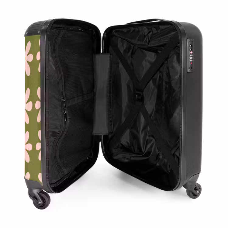 Valise - Fleur - Moderne - Vert — 4