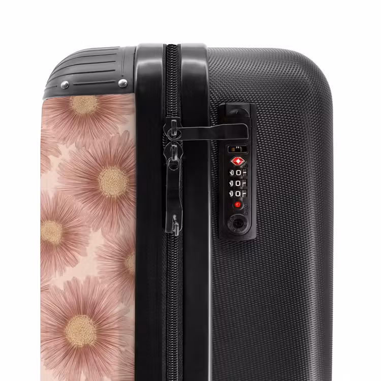 Valise - Gerbera - Fleurs - Rose — 5