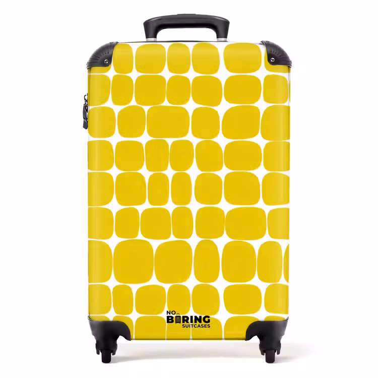 Valise - Points - Moderne - Jaune — 1