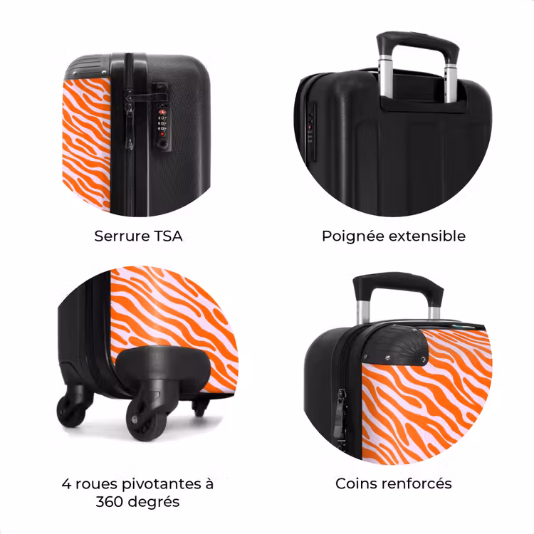 Valise - Rayures - Dynamique - Orange — 8