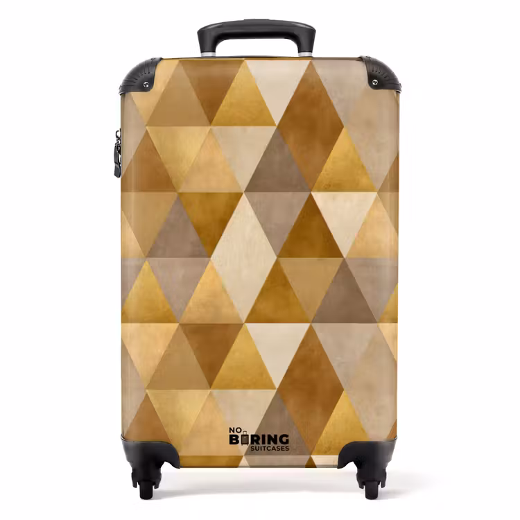Valise - Géométrique - Triangle - Or — 1