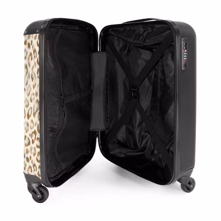 Valise - Léopard - Classique - Beige — 4