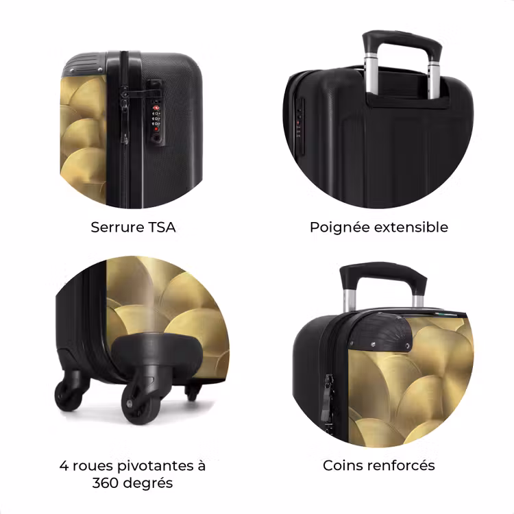 Valise - Moderne - Cercle - Or — 8