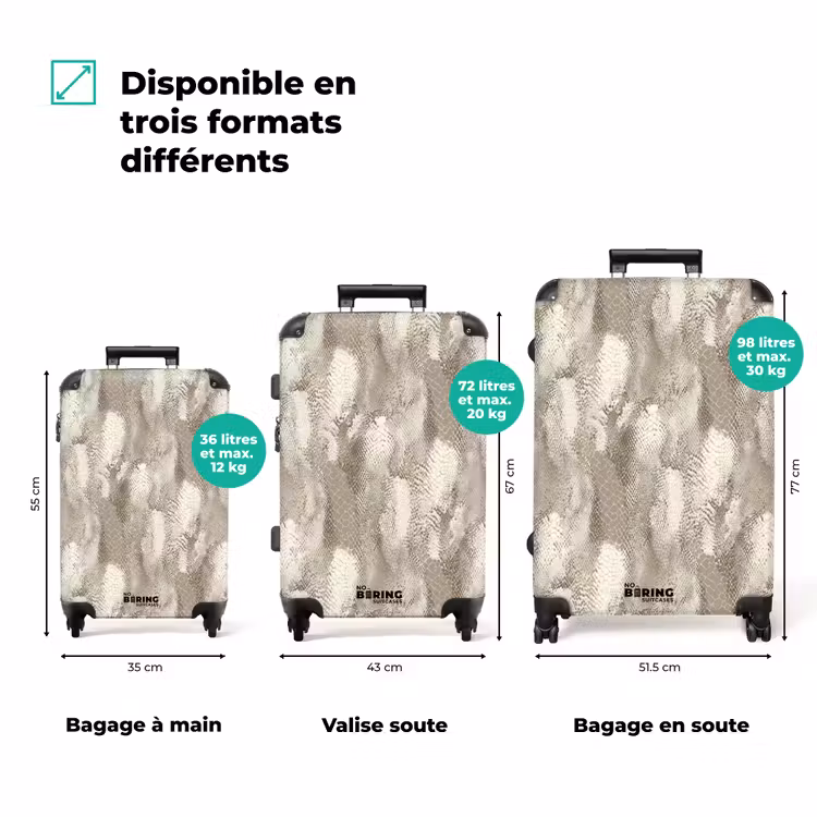 Valise - Serpent - Texture - Sable — 7