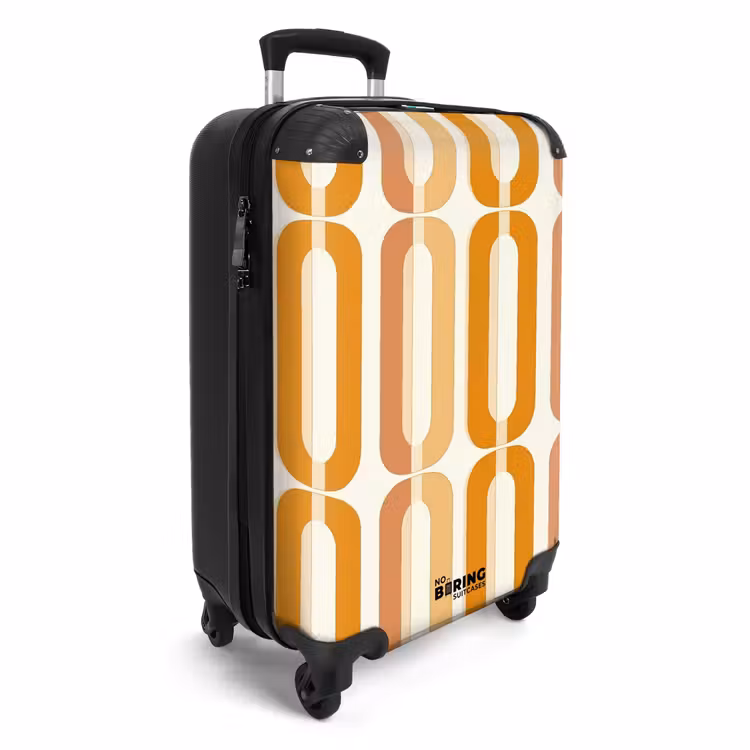 Valise - Forme en U - Rétro - Orange — 2