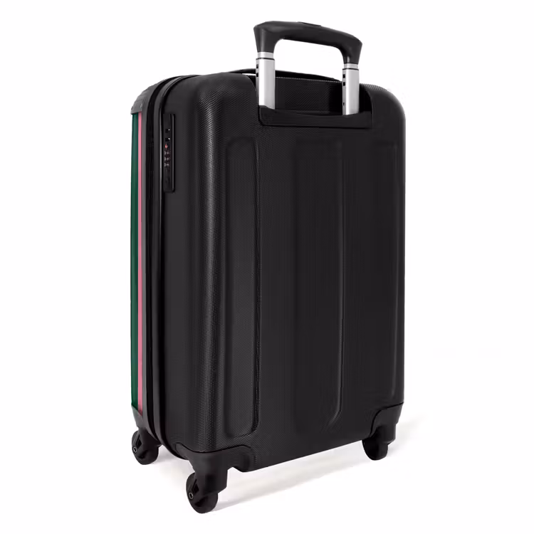 Valise - Rayures verticales - Vert - Rose — 3