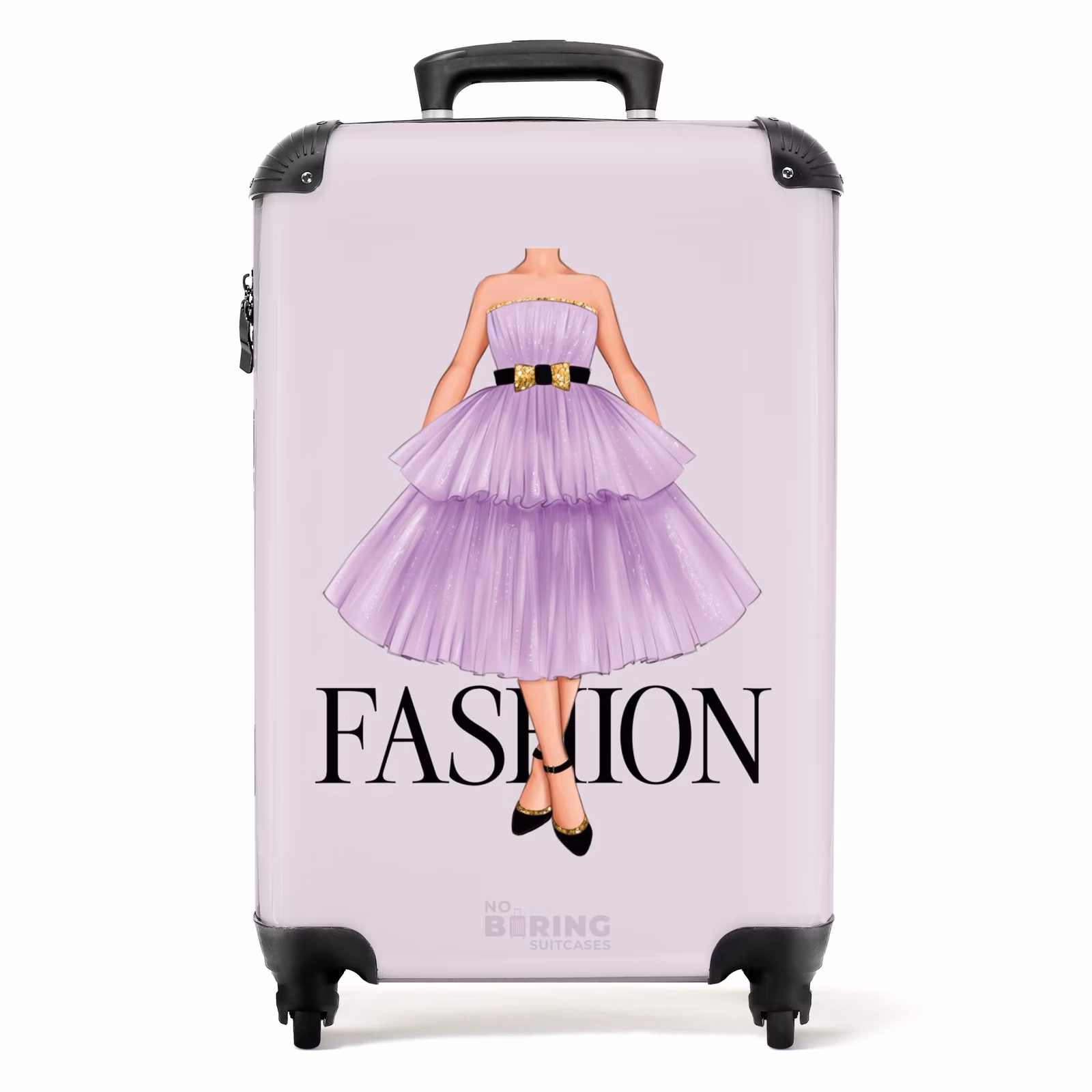 Valise - Mode - Robe violette — 1