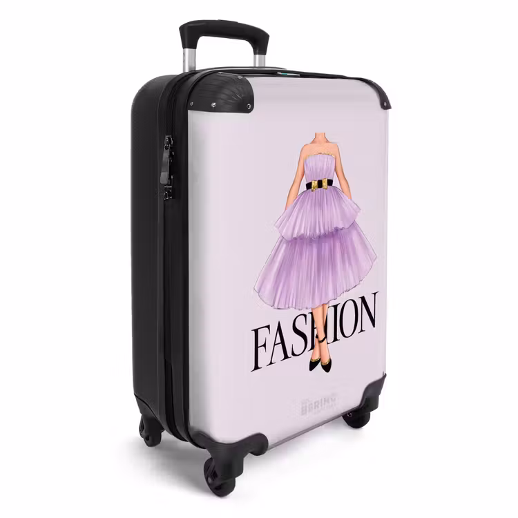 Valise - Mode - Robe violette — 2