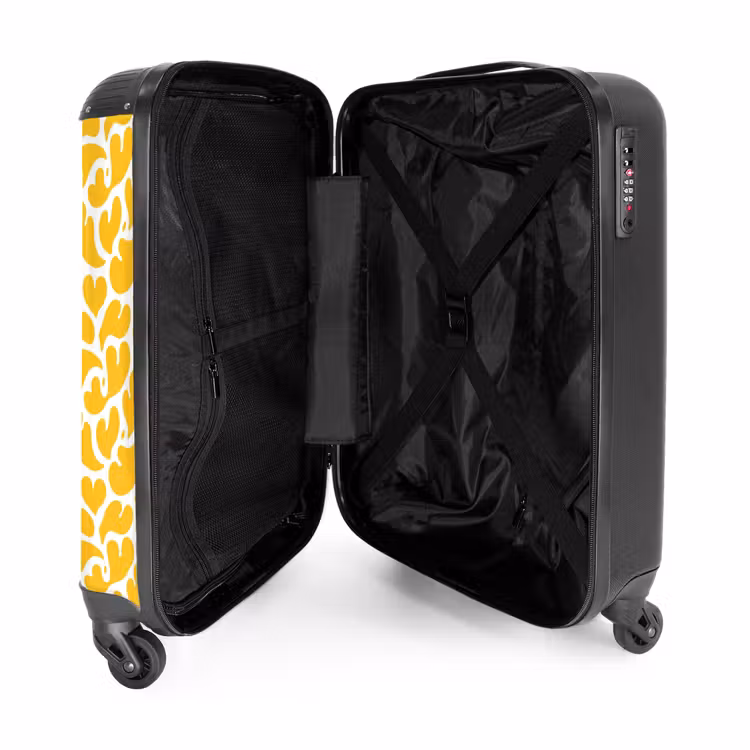 Valise - Motifs - Éclats de jaune — 4