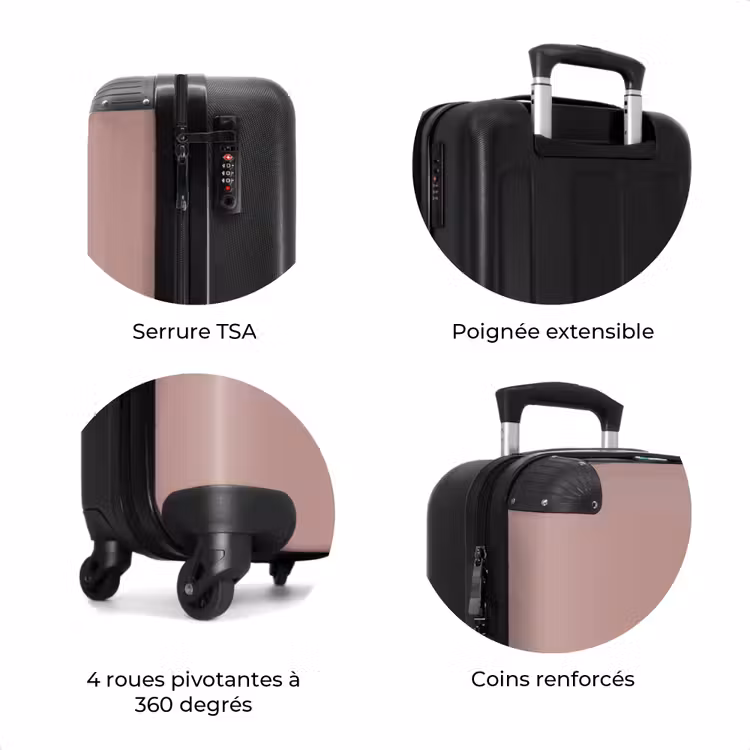 Valise - Teinte rose-brun — 7