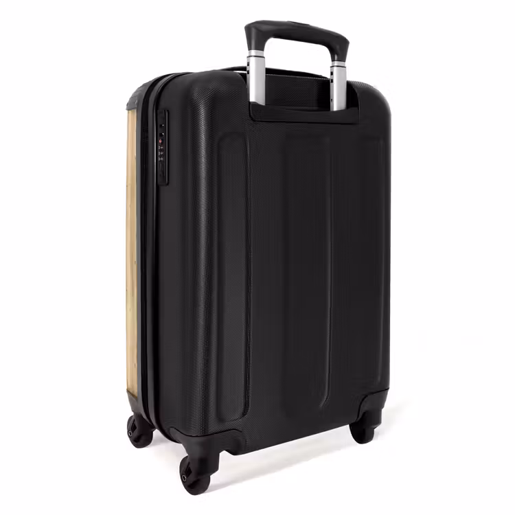 Valise - Pin clair avec lignes verticales — 3