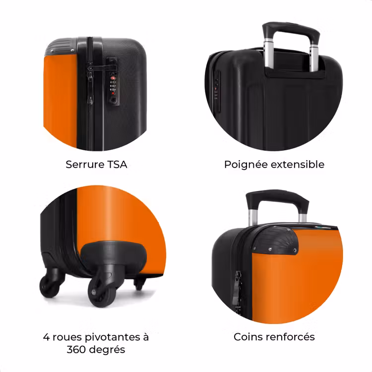 Valise - Teinte orange-brune — 7