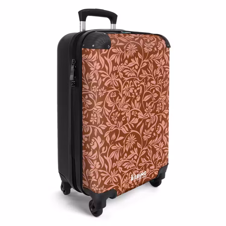 Valise - Fleurs - Impression - Rose — 2