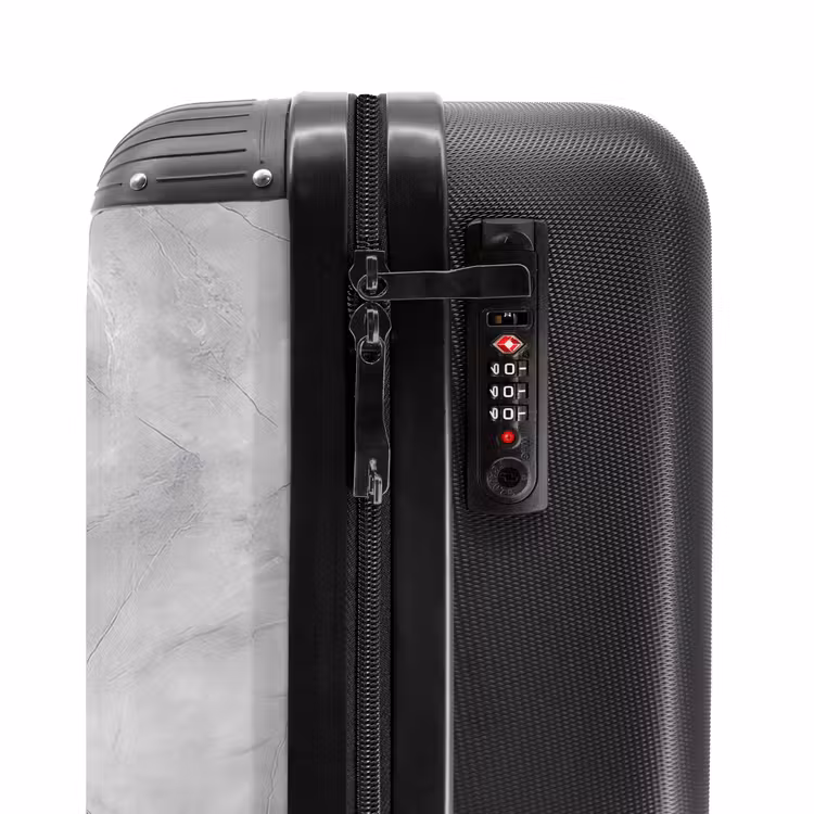 Valise - Gris - Marbre - Mat — 5