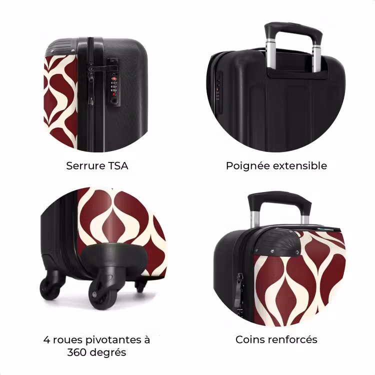 Valise - Rouge - Drop pattern - Graphic — 8