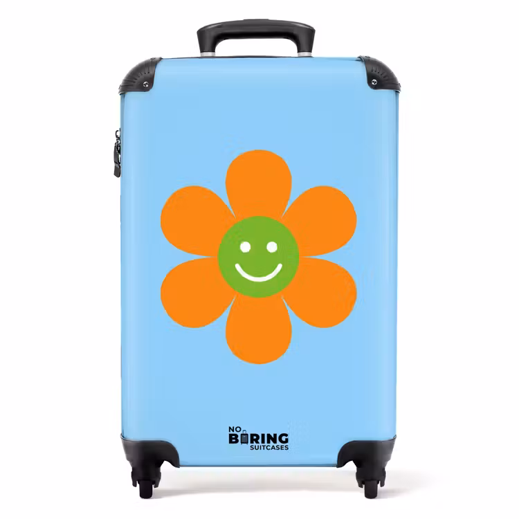 Valise - Fleur - Sourire - Coloré — 1