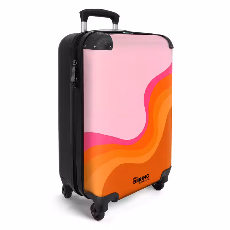 Valise - Rétro - Vagues - Coloré — 2