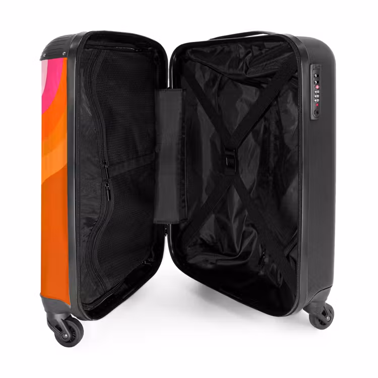 Valise - Rétro - Vagues - Coloré — 4
