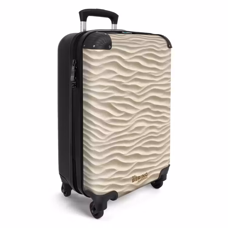 Valise - Sable - Vagues - Beige — 2
