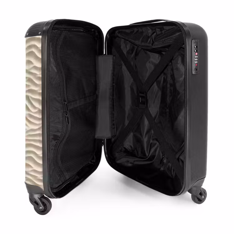 Valise - Sable - Vagues - Beige — 4