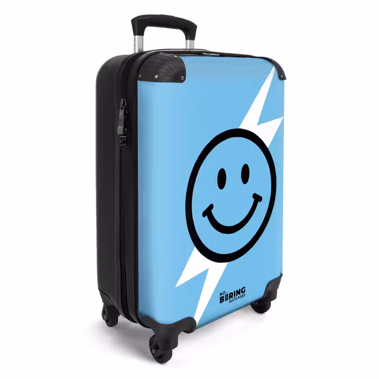 Valise - Smiley - Bleu - Eclair — 2