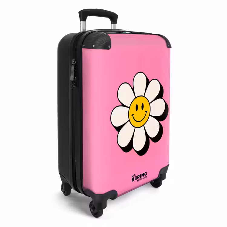 Valise - Smiley - Fleur - Rose — 2