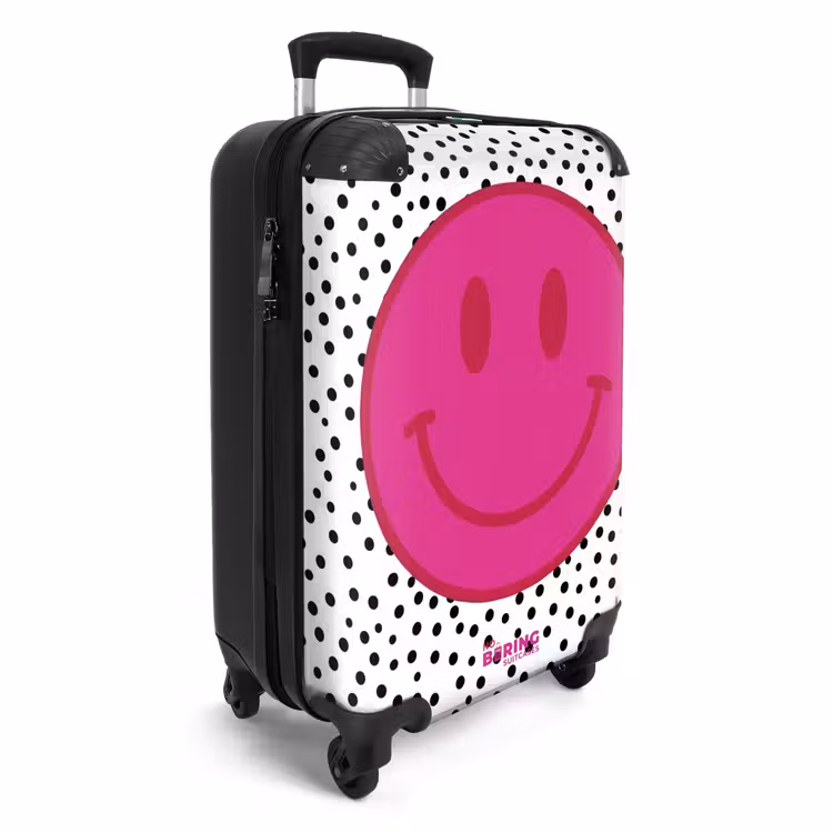 Valise - Smiley - Rose - Points — 2