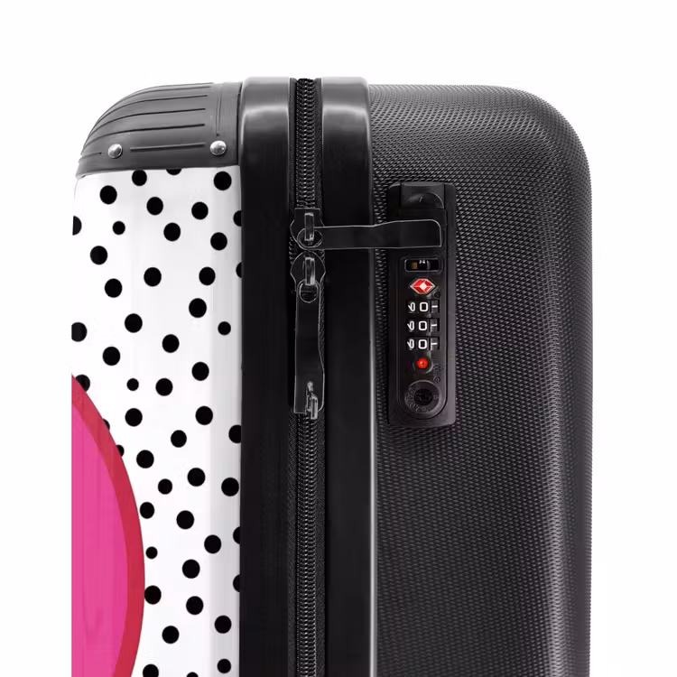 Valise - Smiley - Rose - Points — 5