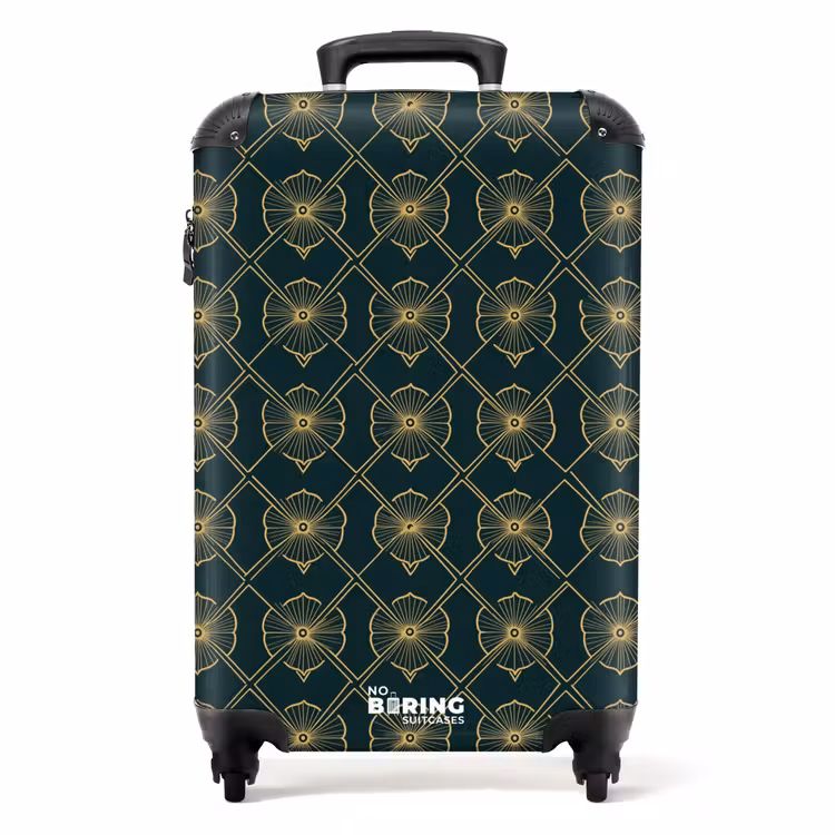 Valise - Géométrique - Elégant - Vert — 1