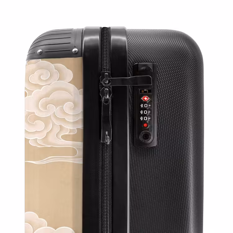Valise - Oiseaux - Voler - Beige — 5
