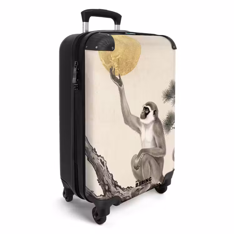 Valise - Singe - Lune - Or — 2