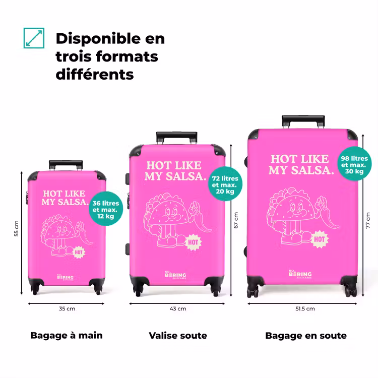 Valise - Rose - Piment - taco — 7