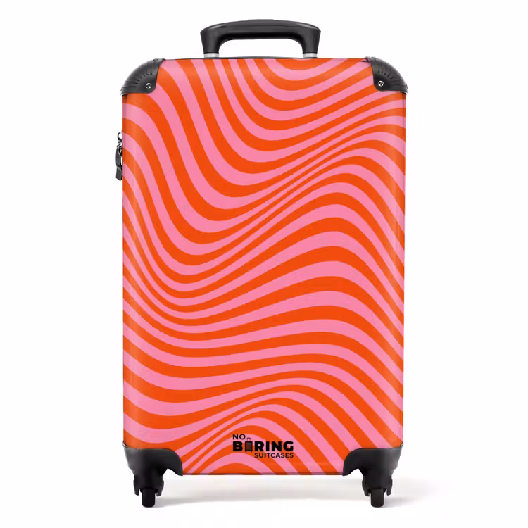 Valise - Vagues - Rouge/Rose — 1