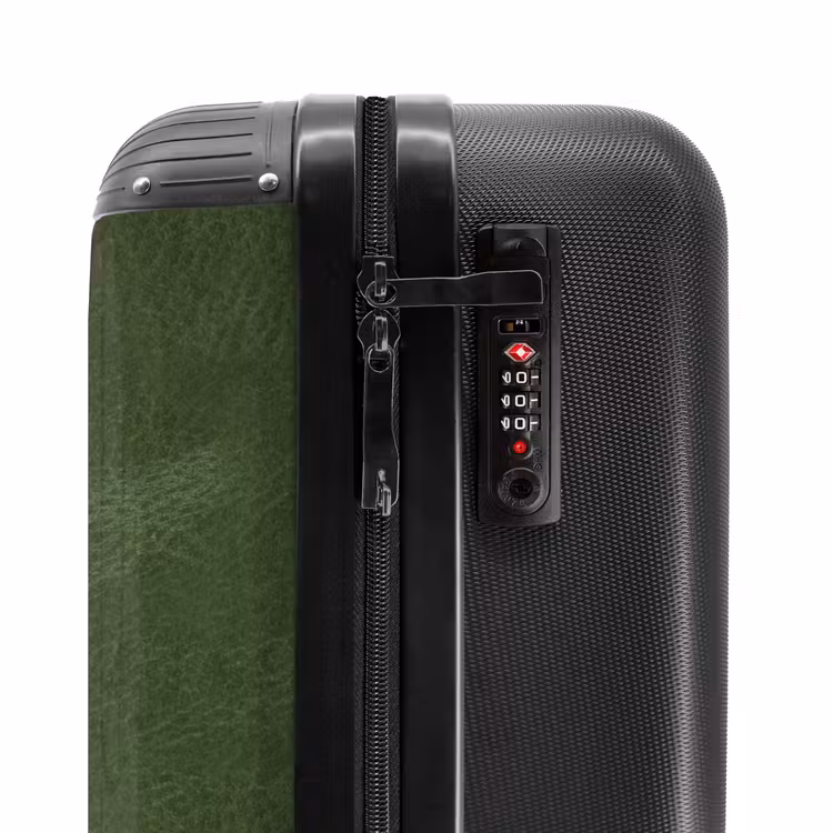 Valise - Vert forêt aspect cuir — 5