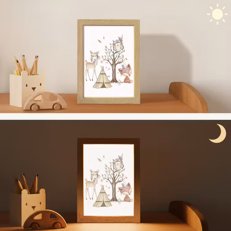 Veilleuse - Faune - Forêt - Illustration — 3