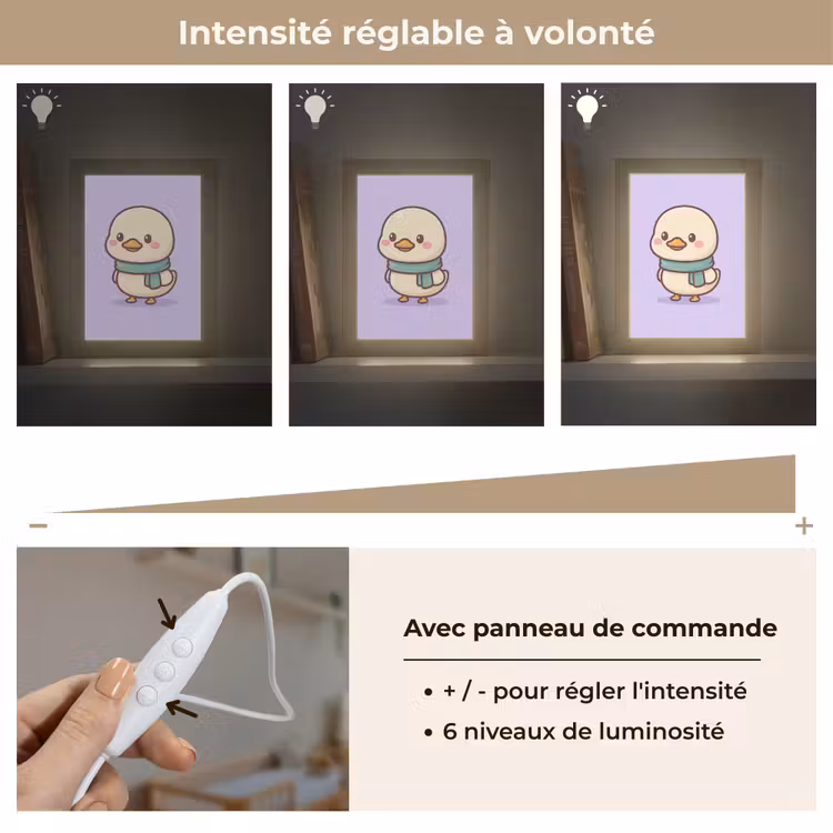 Veilleuse - Canard - Echarpe - Violet — 5