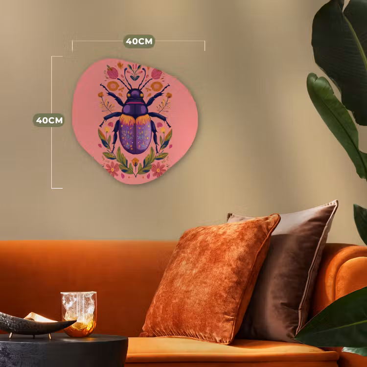 Forme organique - Forex - Violet - Coccinelle - Points - Fleurs — 4