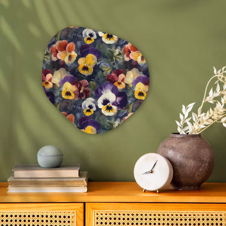 Forme organique - Forex - Violettes - Pourpre - Jaune - Vert — 2