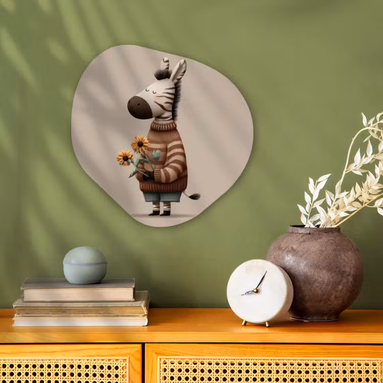 Forme organique - Forex - Zèbre - Tournesol - Chaud — 2