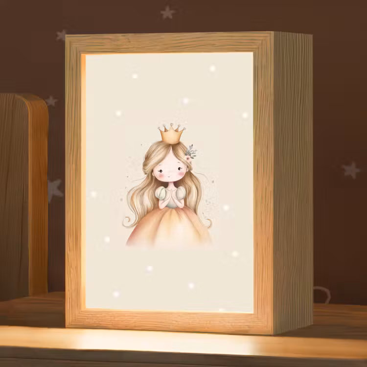 Veilleuse - Princesse - Or - Pois — 1