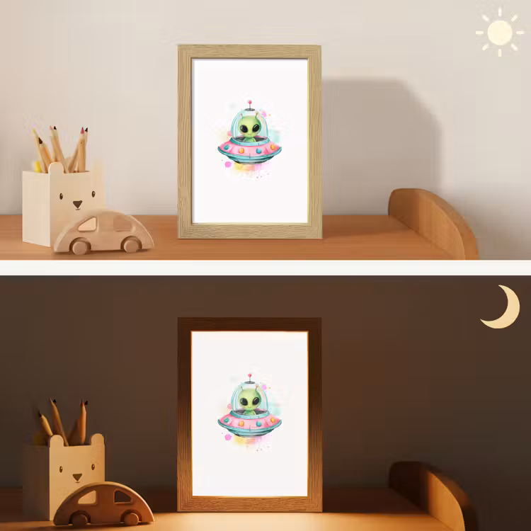 Veilleuse - Alien - Ufo - Coloré — 3