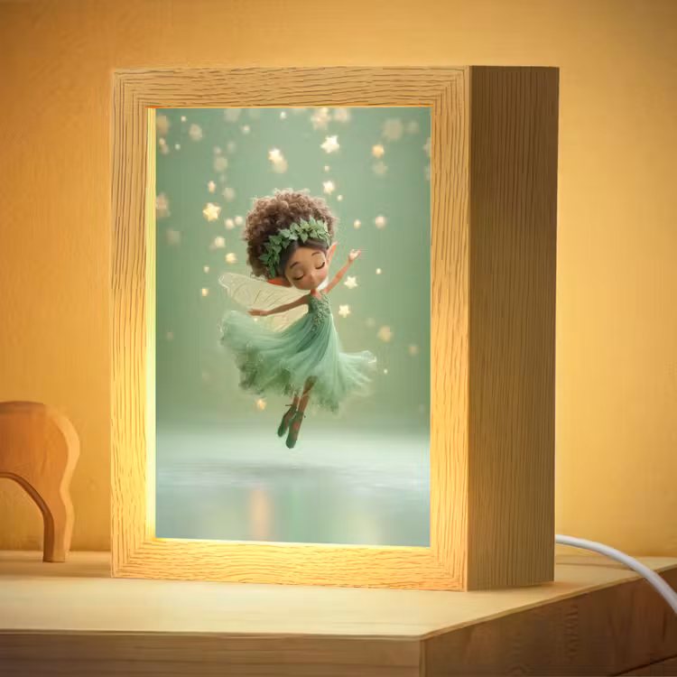 Veilleuse - Fée - Vert - Fée - Étoiles — 2